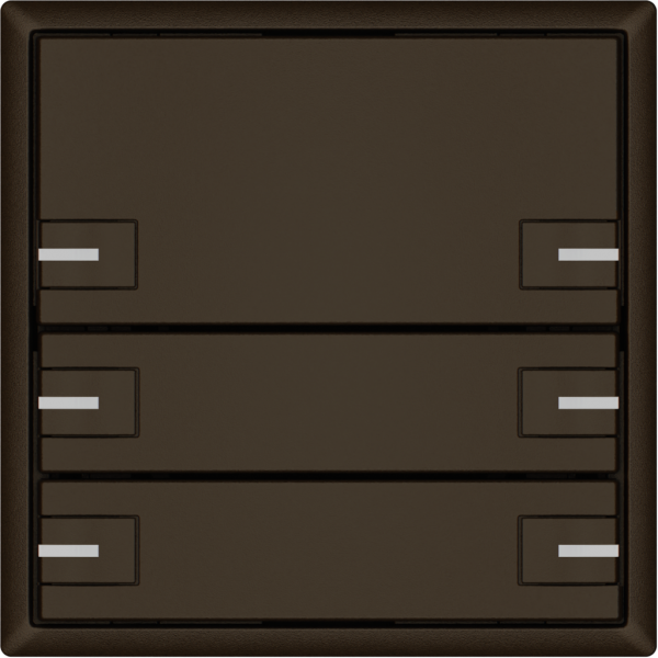 Universaltaster EDIZIO.liv UNI SNAPFIX® 12…48V m.LED blau 6× 1-Tbed.br 