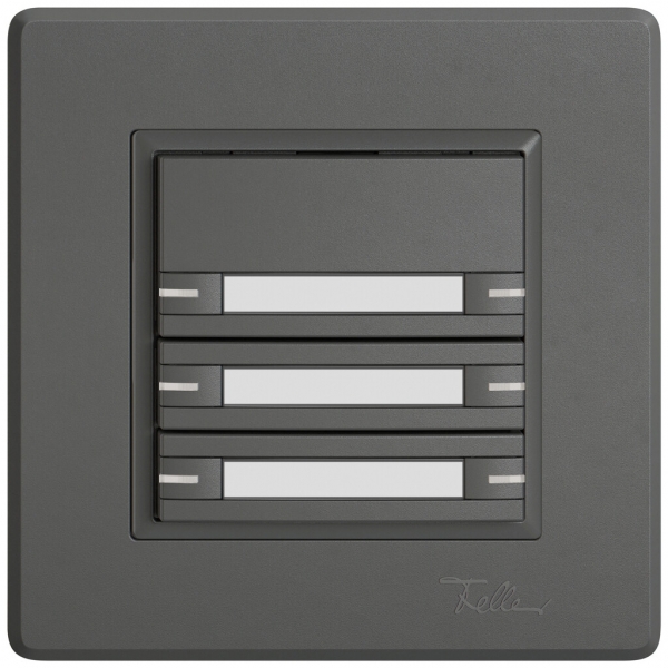 Pulsante KNX RGB INC EDIZIO.liv SNAPFIX® sensore temp.RGB-LED targ.6× com.1T grs 