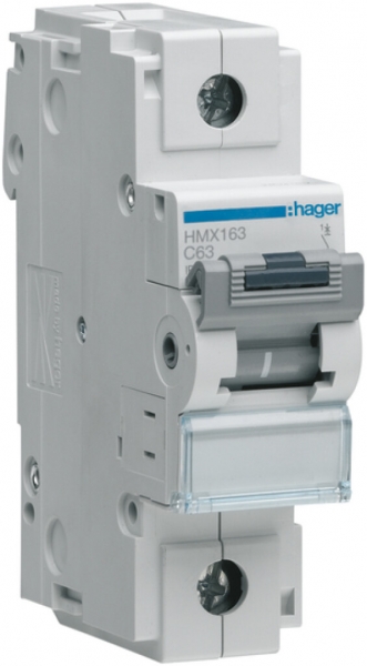 Disgiuntore Hager MCB 1P 230V tipo C 63A 1.5UM 