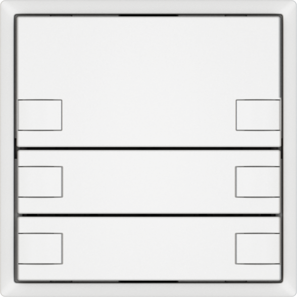 Universaltaster EDIZIO.liv UNI SNAPFIX® 12…48V o.LED 6× 1-Tbed.ws 