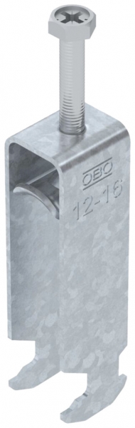 Brida rapida BET 2056 piede a H metallo 12…16mm 3×cavo acciaio Zn-cal-im 