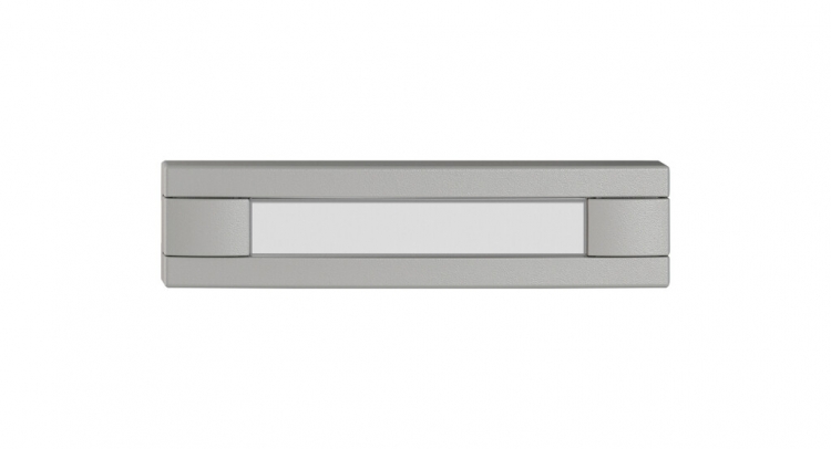 Poussoir 1/8 EDIZIO.liv SNAPFIX® p.KNX&UNI s.LED a.étiquette comm.2touch.grc 