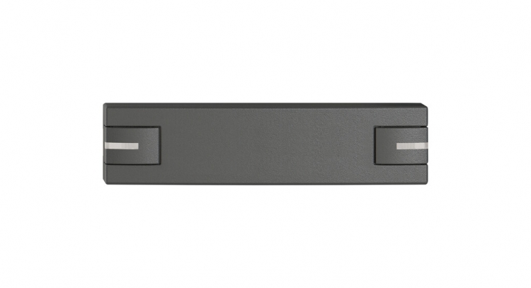 Pulsante 1/8 EDIZIO.liv SNAPFIX® p.KNX&UNI c.LED comando a 2 tasti grs 
