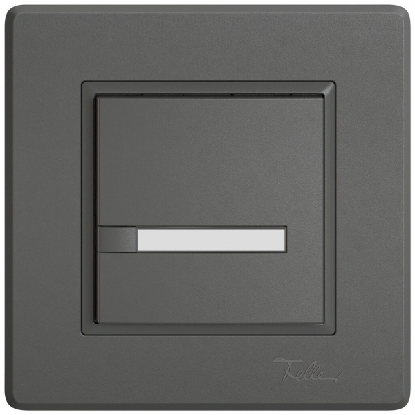 Pulsante KNX RGB INC EDIZIO.liv SNAPFIX® sensore temp.s.LED targ.1× com.1T grs 