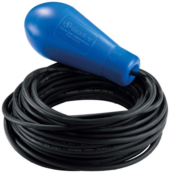 Interruttore a galleggiante Finder 72.B1, 1W 10A/250VAC, blu, cavo H05 RN-F 10m 