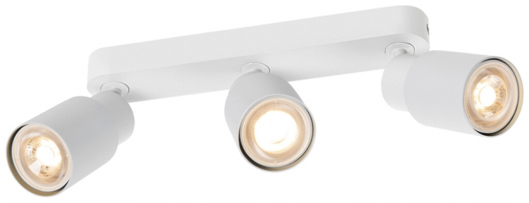 Spot SLV PURI 2.0 Tube CW GU10 3×6W VAR 258×42×138mm blanc 
