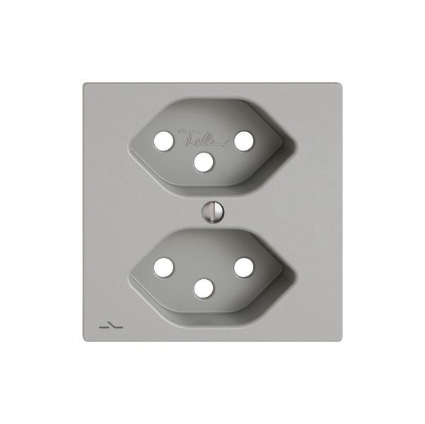 Kit di montaggio EDIZIO.liv SNAPFIX® per presa 2×T13 separata grc 