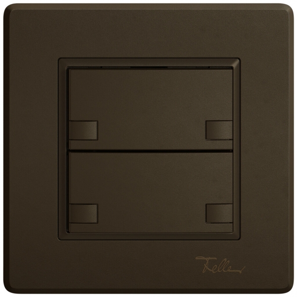 Pulsante KNX RGB INC EDIZIO.liv SNAPFIX® sensore temp.s.LED 2× com.2T ma 