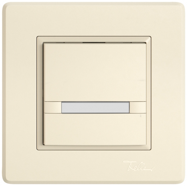 UP-KNX-Taster RGB EDIZIO.liv SNAPFIX® Temperaturfüh.o.LED Pap.1×T 2-Tbed.cr 