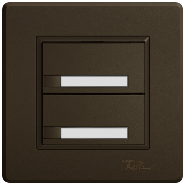 Pulsante KNX RGB INC EDIZIO.liv SNAPFIX® sensore temp.s.LED targ.2× com.1T ma 
