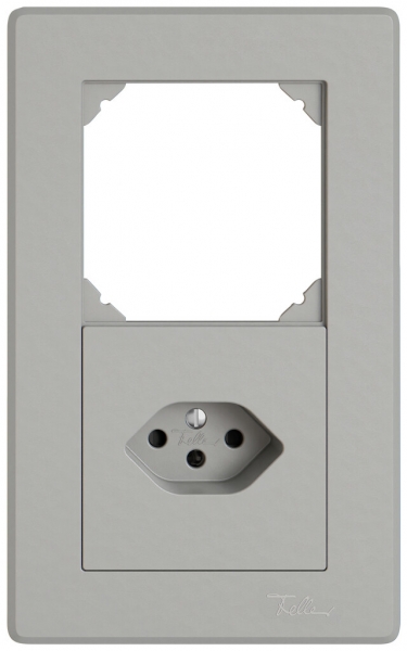 Combinaison ENC EDIZIO.liv SNAPFIX® 2×1 156×96mm vide+1×T13 gris clair 