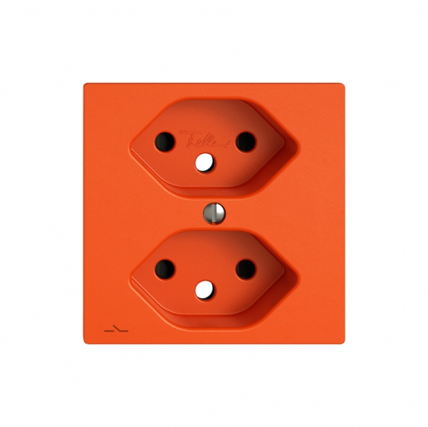 Kit di montaggio EDIZIO.liv SNAPFIX® per presa 2×T13 separata shutter ar 