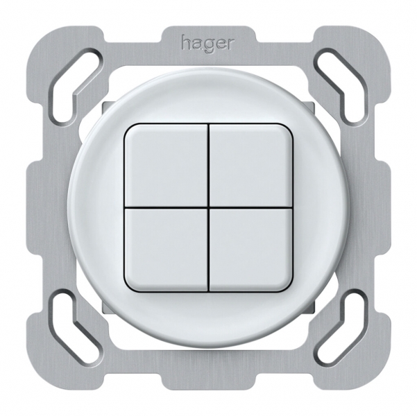 UP-Taster KNX origin 4×Tasten weiss 