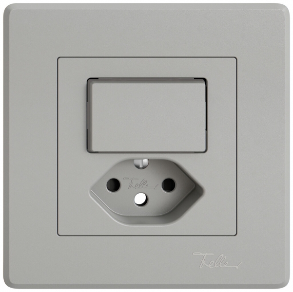 Kit di montaggio INC EDIZIO.liv SNAPFIX® combi.T13 1 tasto lent.lat.shutter grc 