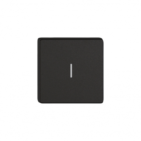 Pulsante 1/4 EDIZIO.liv Wiser con SNAPFIX® con simbolo l (ON) ne 