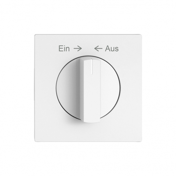 Kit di montaggio EDIZIO.liv SNAPFIX® p.pulsante girevole manop.Ein → ← Aus bi 