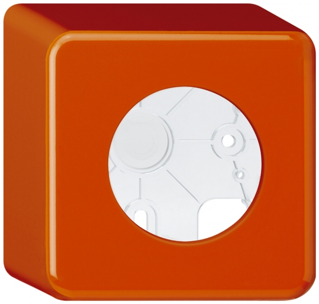 Scatola AP basico arancione h=54mm Ø43mm 