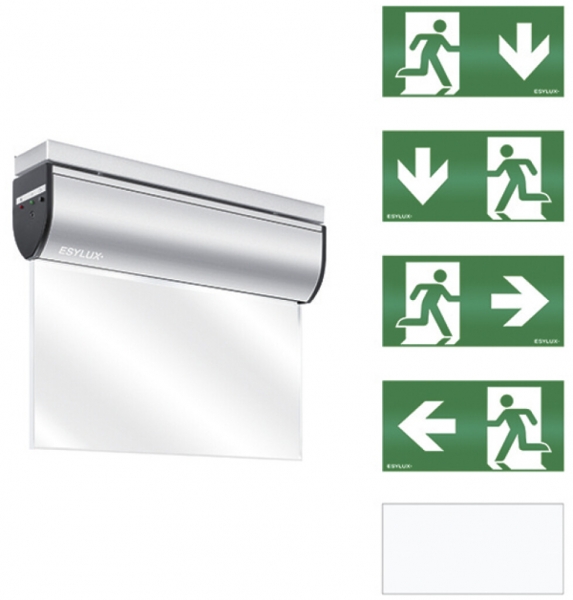 Lampada di emergenza ESYLUX SLD EL LED IR 230V 3W IP40 3h all fissag.al soffitto 