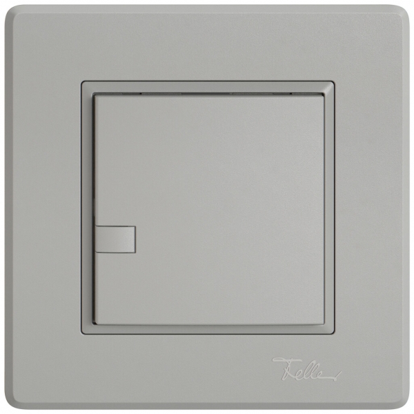 Poussoir universel ENC EDIZIO.liv UNI SNAPFIX® 12…48V s.LED 1× comm.1T grc 