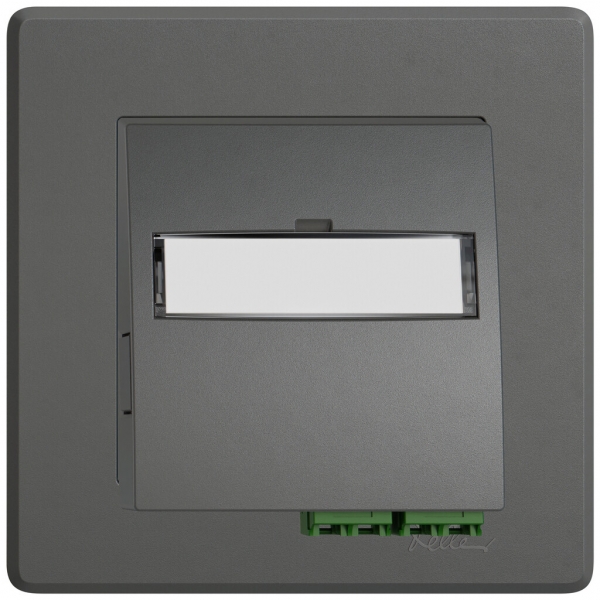 Prise FTTH ENC EDIZIO.liv SNAPFIX® LC APC Diamond F-3000 1 connecteur grf 