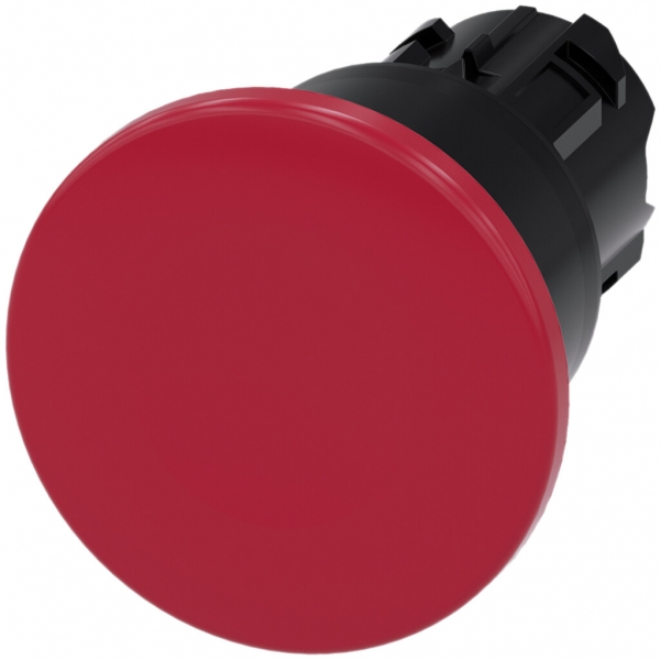 Pulsante Siemens SIRIUS ACT sblocco tirando Ø40mm rosso plastica 