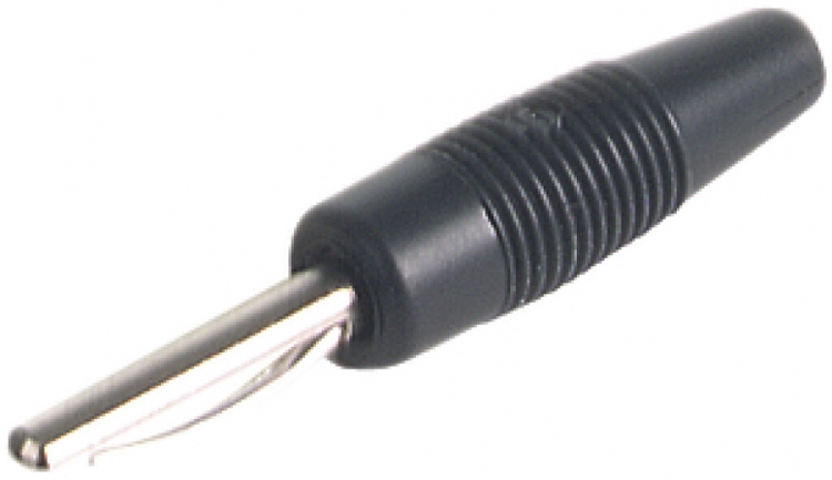 Bananenstecker VON 20 4mm System, schwarz 