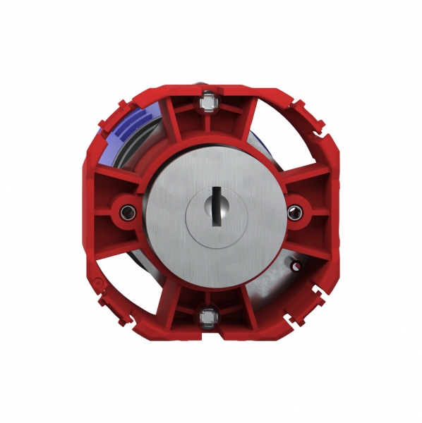 Interruttore rotativo Feller SNAPFIX® invert.3/3L serrat.&2 chiavi 