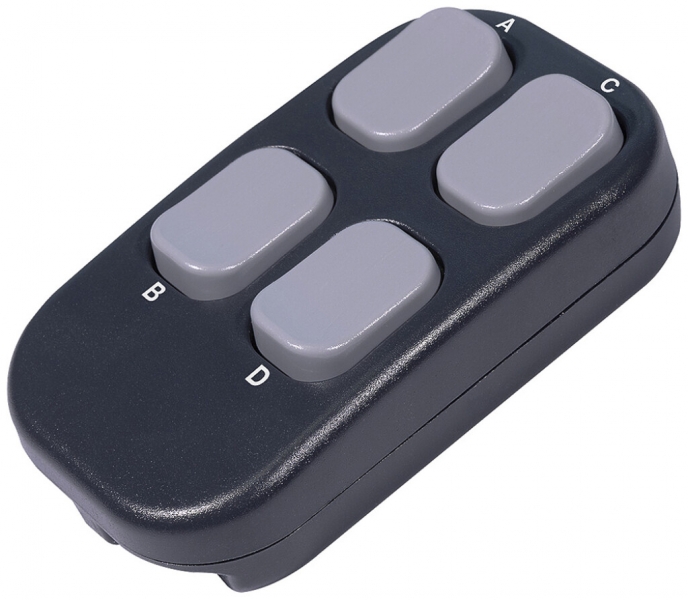 Handsender ALADIN Mini II EnOcean 4-Kan anthrazit/hellgrau 