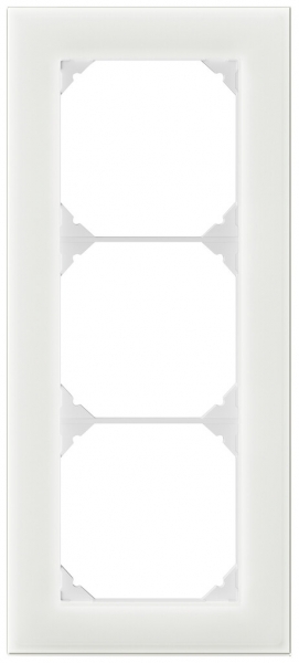 Cadre de recouvrement ENC EDIZIO.liv prestige SNAPFIX® 3×1/1×3 214×94mm ve-bc 