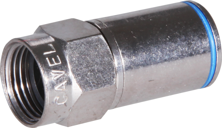 F-Kompressionsstecker zu DG113/TS61L, werkzeuglose Montage 