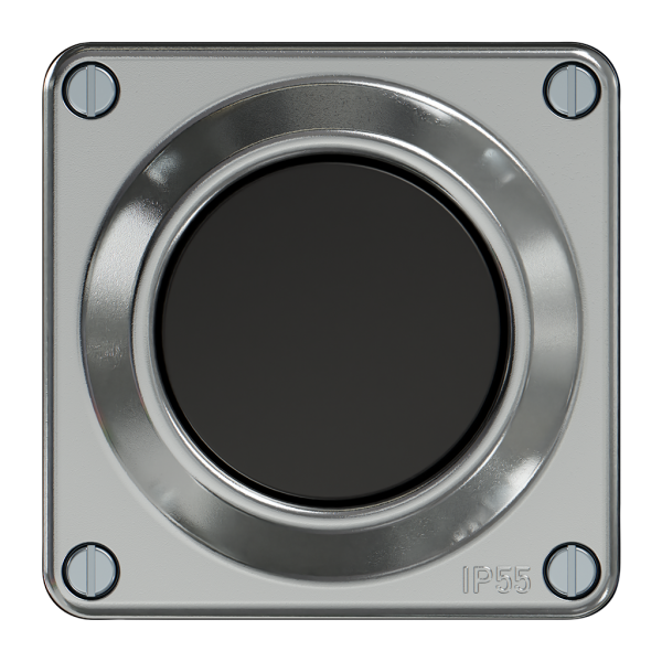 Tasto a pulsante ELEMENT SNAPFIX® 1P 16A 250V 87×91×43mm all 