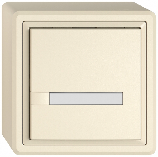 Poussoir KNX RGB AP EDIZIO.liv SNAPFIX® capteur temp.s.LED étiqu.1× comm.1T cr 