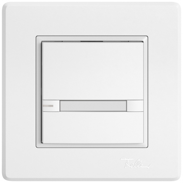 UP-Universaltaster EDIZIO.liv UNI SNAPFIX® m.LED RGB 1× 2-Tbed.Pap.ws 