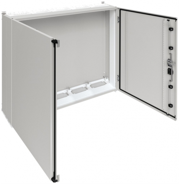 Armadio murale Hager univers con porta piena CP I IP55 1250×1300×275mm RAL 7035 