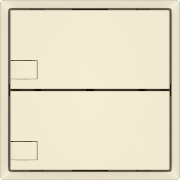 Poussoir universel EDIZIO.liv UNI SNAPFIX® 12…48V s.LED 2× comm.1T cr 