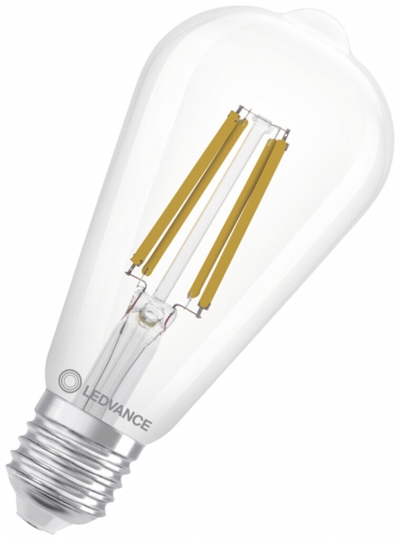 Lampada LED LEDVANCE CLAS EDISON E27 3.8W 806lm 3000K Ø64×140mm chiaro 