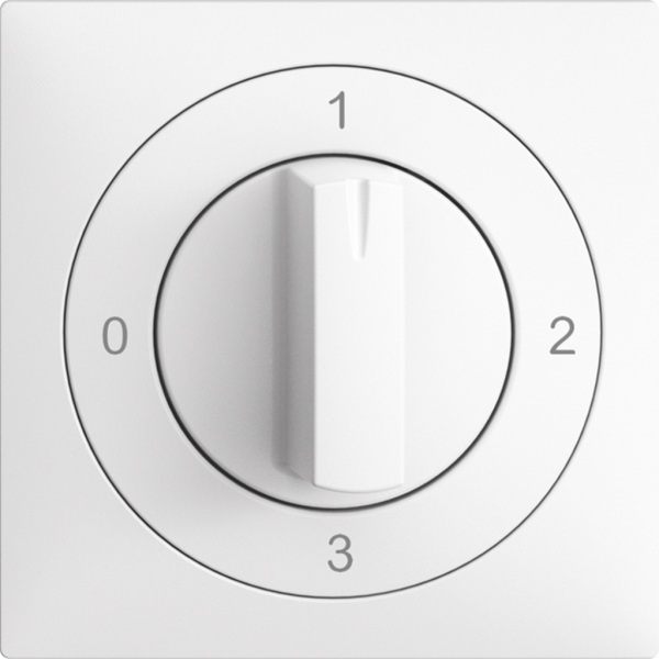 Interruttore rot. INC EDIZIOdue 5/1L bianco, con manopola 