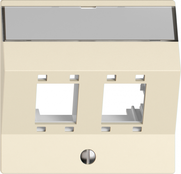 Kit di montaggio EDIZIO.liv SNAPFIX® per freenet cat.5e/6 2× cr 
