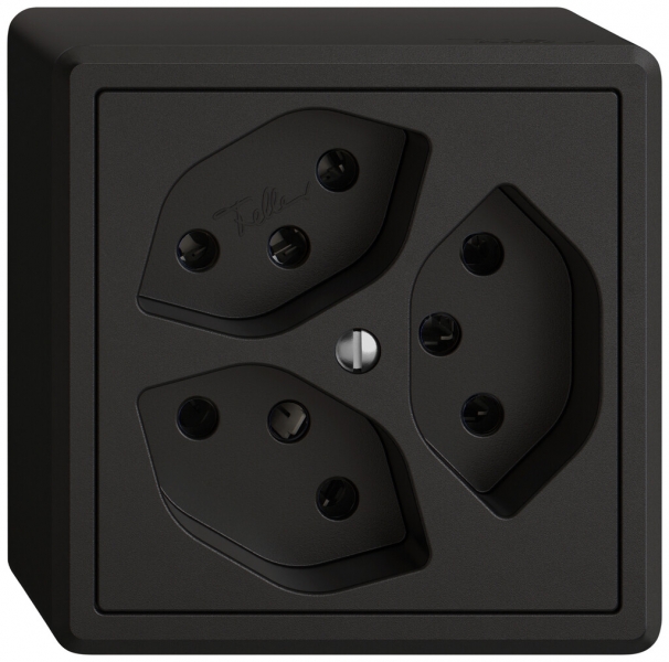 Prise AP EDIZIO.liv SNAPFIX® 3×T13 no 