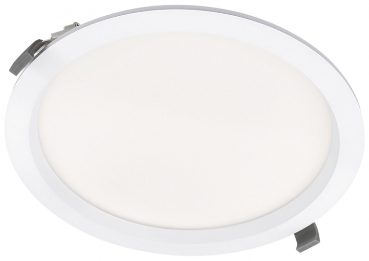 Downlight LED LEDVANCE COMFORT OP 42W 5000lm 930/940 IP20/44 100° DA Ø265 blanc 