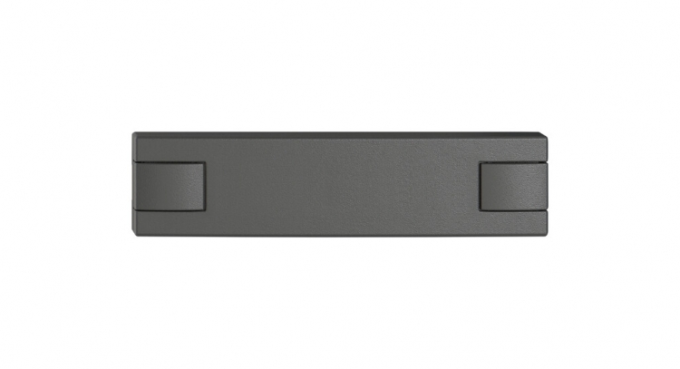 Pulsante 1/4 EDIZIO.liv SNAPFIX® p.KNX&UNI s.LED comando a 2 tasti grs 