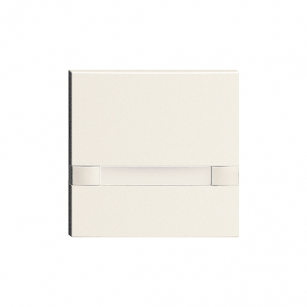 Tasto 1/1 KNX/elettronico senza LED+cart. EDIZIOdue comando 2×bianco 