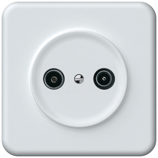 Prise antenne ENC TV-R origin prise de passage 15dB 1.7dB blanc 