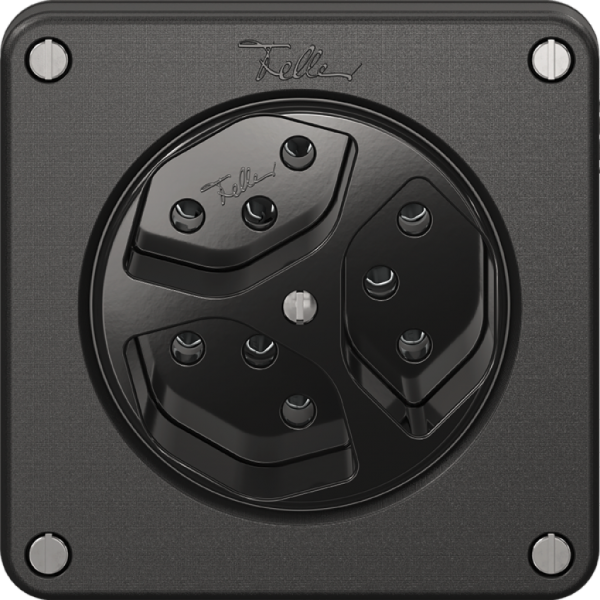 Prise NEVO, 3×T13, noir 