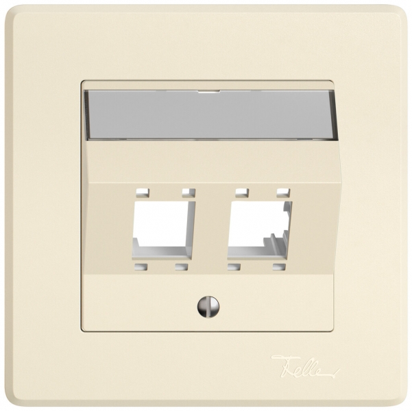 Kit de montage ENC EDIZIO.liv SNAPFIX® pour freenet cat.5e/6 2× cr 