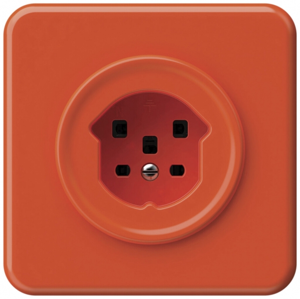 Presa INC origin 1×tipo 25 16A 230V 92×92mm arancione 