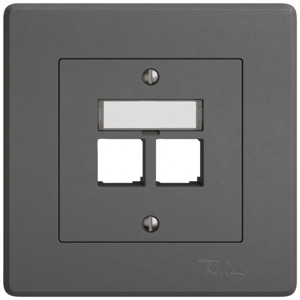 Kit di montaggio INC EDIZIO.liv EASYNET S-One SNAPFIX® destra per 2×RJ45 grs 