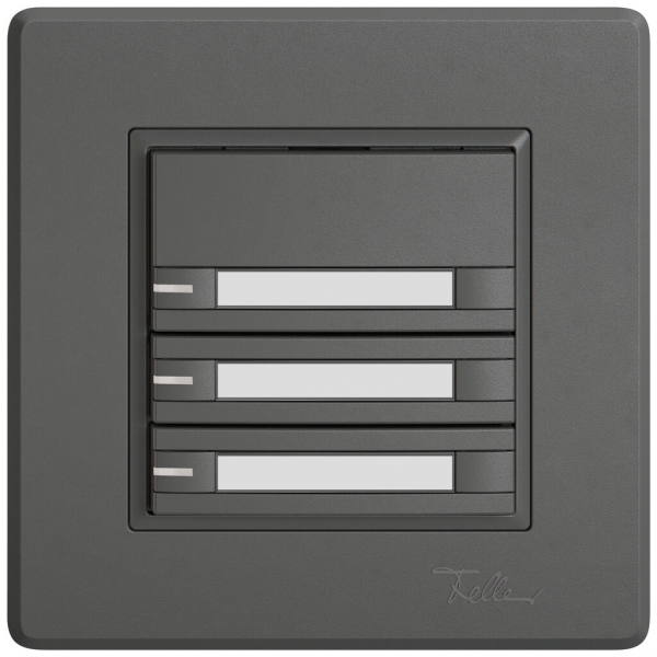 Pulsante KNX RGB INC EDIZIO.liv SNAPFIX® sensore temp.RGB-LED targ.3× com.2T grs 