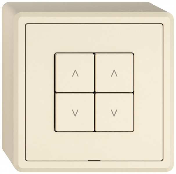 Interrupteur stores AP EDIZIO.liv Wiser SNAPFIX® 2 canaux 4 touches WLAN cr 