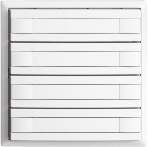 Poussoir KNX RGB EDUE, 250mW, s.LED, a.insert papier, 8×poussoir, 1×touche, bc 